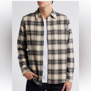 AG Aidan Plaid Flannel Button Down Shirt NWT
